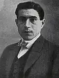 Le baryton Ernesto Hervás, photographie publiée dans la revue El Teatro, 1909.