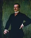 Ernest-Louis de Hesse-Darmstadt.Portrait par Franz von Stuck, 1907.