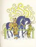 Dessin tiré du conte Le Petit Cheval bossu