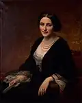 Portrait d'Erwine-Sophie Tascher de la Pagerie, comtesse Ferdinand-Adalbert de Waldner de Freundstein.