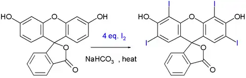 Synthèse de l'érythrosine B