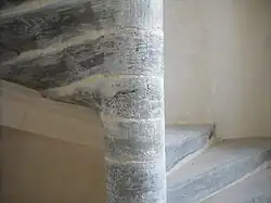 L'escalier à vis.