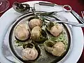 Plat d'escargots de Bourgogne.