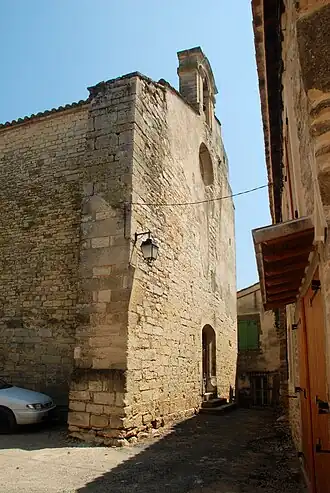 La façade ouest.
