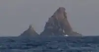 Escháti, près de Santorin, vue de l’ouest