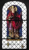 Vitrail de l'église Saint-Trophime d'Eschau, Bas-Rhin, Alsace.