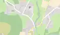 Centre du village en 2015 (source OpenStreetMap).