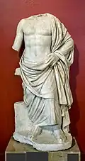 Asclépios d'après un original du IIe&nbsp;siècle. Museu Nacional Arqueològic de Tarragona&nbsp;(en)