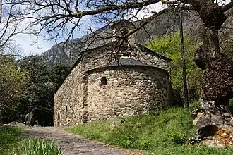 Andorre-la-VieilleÉglise Sant Andreu(42°&nbsp;30′&nbsp;37″&nbsp;N, 1°&nbsp;31′&nbsp;51″&nbsp;E)