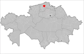 Localisation de District d'Esil