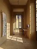 Dans un couloir de l'Espace Richaud, lors d'une exposition en 2016.