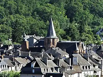 Vue aérienne.
