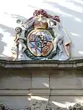 Blason de Françoise-Christine à l'église de l'orphelinat d'Essen fondé par elle