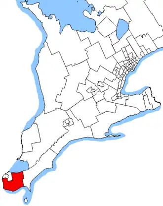 Carte de la circonscription