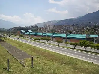 Vue extérieire de la station.