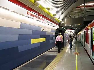 Quai de la station.