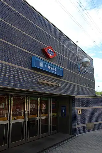 Entrée de la station.
