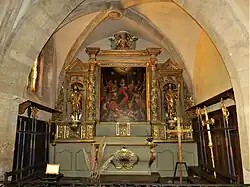 Le retable de la chapelle du Saint-Esprit.