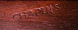 Signature de Jean-Joseph Chapuis