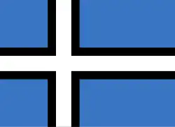 Proposition de drapeau de l'Estonie en 2001.
