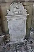 Pierre tombale de François Bricout.
