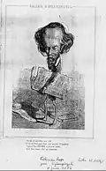 Étienne Soubre,caricature de F.Rops en 1856