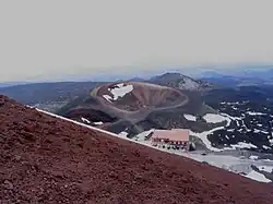 Vue du Cratère Silvestri en 2007