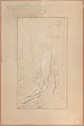 Gustave Moreau, étude pour Le Poète et la Sirène, c.1895, Paris, musée Gustave Moreau.