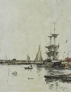 La Jetée à Trouville, collection privée