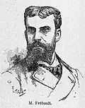 Eugène Frébault, vers 1865 (champion de la Seine de 1864 à 1867, en skiff);