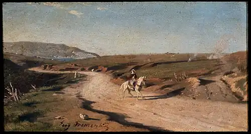 Paysage nord-africain (vers 1847-1848), Boston, musée des Beaux-Arts.
