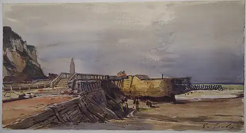 Plage et rempartsParis, musée du Louvre.
