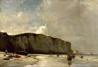 Vue de la côte normande (1852)musée des beaux-arts de Houston.