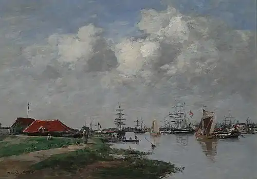 L'Escaut à Anvers, 1871-1874New Haven, Yale University Art Gallery.