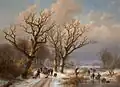 Winterlandschaft (1863, mit Eugène Verboeckhoven)