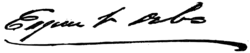 signature d'Eugene Victor Debs