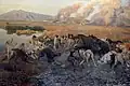 La Caccia al Cinghiale nel Padule di Burano (détail)