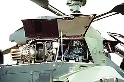 Vue du moteur.