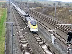 Une rame TGV TMST.