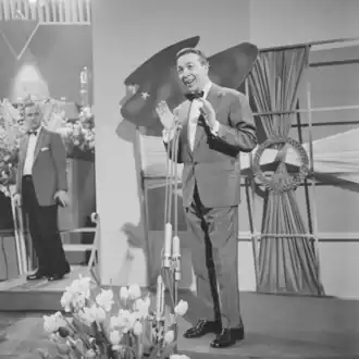 André Claveau à Hilversum (1958).