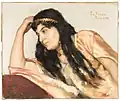 Odalisque, 1884, huile sur toile, 50,5 x 61 cm, Nationalmuseum, Stockholm,