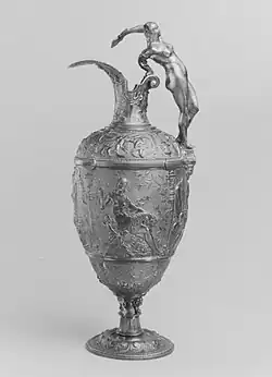 Aiguière Les Arts (entre 1887 et 1889), New York, Metropolitan Museum of Art.