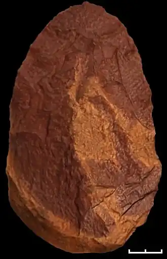 Le biface de la Sima de los Huesos.