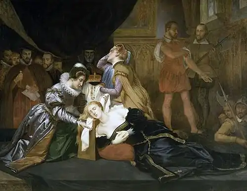 Abel de Pujol, La Mort de Marie Stuart, 1587 (1re moitié du XIXe siècle).