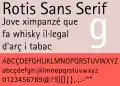 Rotis sans.