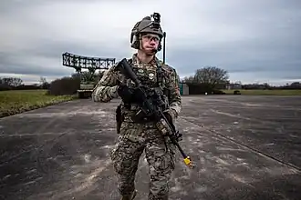 En 2020 le 435th Security Forces Squadron lors de Frozen defender.