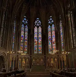 East end, Chapelle, Exeter College, Oxford (1857-9)