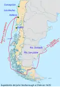 Expédition de Narborough au Sud de l'Amérique latine