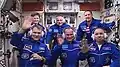 Peu après l'arrivée de l'équipage du Soyouz MS-05, une conférence de presse fut tenue dans le module Zvezda de l'ISS comme le veut la tradition.