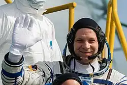 Ivan Vagner, avant d'embarquer à bord de Soyouz en avril 2020.